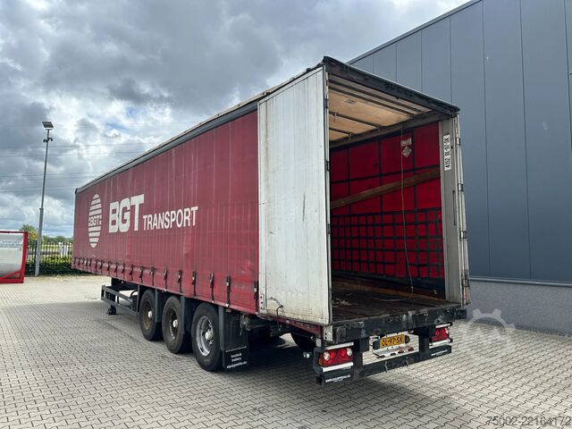 Skjutbara presenningar System Trailer BPW DISC / HARDWOODEN FLOOR / NL-TRAILER / APK:...