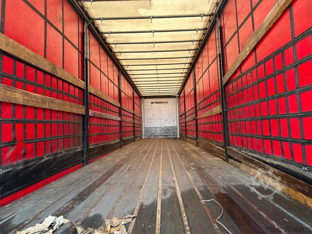 Skjutbara presenningar System Trailer BPW DISC / HARDWOODEN FLOOR / NL-TRAILER / APK:...