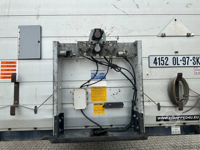 Skjutbara presenningar System Trailer BPW DISC / HARDWOODEN FLOOR / NL-TRAILER / APK:...