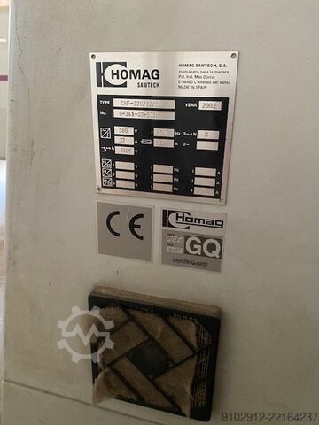 Bewerkingscentrum Homag + Holzma Plattenlift CHF-320/32/32 + Profi HEE 33/22