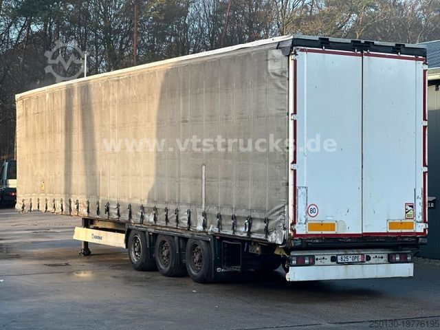 Naczepa otwarta z plandeką KRONE SD  Pritsche + Plane Edscha-Verdeck Mega