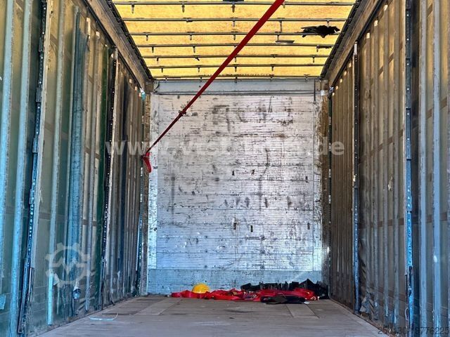 Brandalı açık yarı römork SCHMITZ CARGOBULL S01 Megatrailer Pritsche+Plane Edscha Verdeck