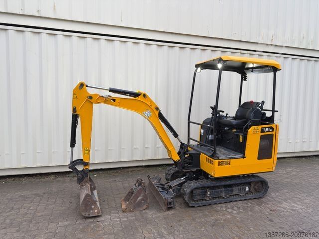 Minigraafmachine JCB 16C-1 /2022 BJ/ 991 H / verbr. Laufwerk/2xLöffel