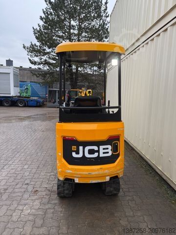 Minigraafmachine JCB 16C-1 /2022 BJ/ 991 H / verbr. Laufwerk/2xLöffel