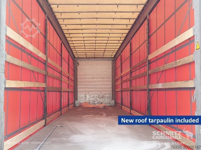 Öppen semitrailer med kapell Schmitz Cargobull Curtainsider Mega