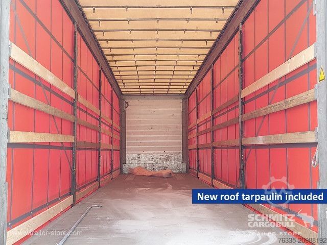 Öppen semitrailer med kapell Schmitz Cargobull Curtainsider Mega