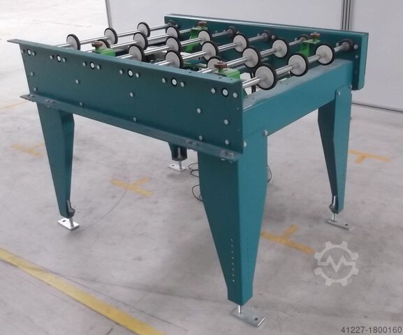 Driven rulltransportör Grenzebach mit Zentriereinheit