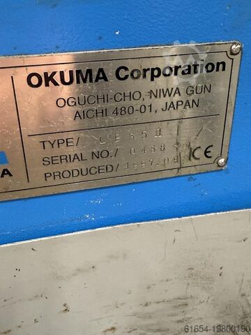 BRUGT CNC-DREJEBÆNK FABR. OKUMA, MODEL LB 35-II OKUMA LB 35-II
