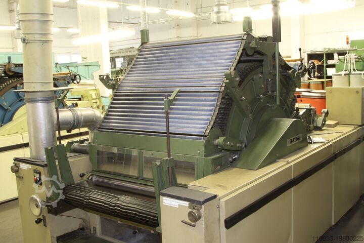 Carde à plateaux VEB Wirkmaschinenbau Karl-Marx-Stadt TEXTIMA 1455