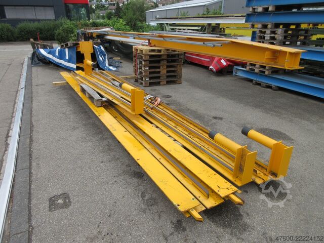 Chemin de roulement de grue, pont roulant, voie de grue Demag Solomat Portalkran Stahlbau Gleise Donati Kettenzug 2t 2000Kg Länge 26x13m