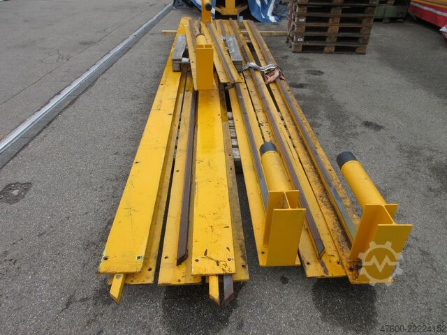 Chemin de roulement de grue, pont roulant, voie de grue Demag Solomat Portalkran Stahlbau Gleise Donati Kettenzug 2t 2000Kg Länge 26x13m