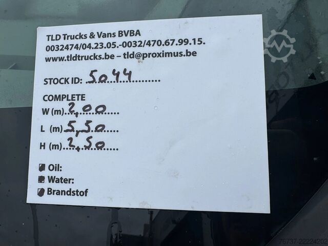 Panel van Renault Master **BELGIAN ORIGINE-AC**