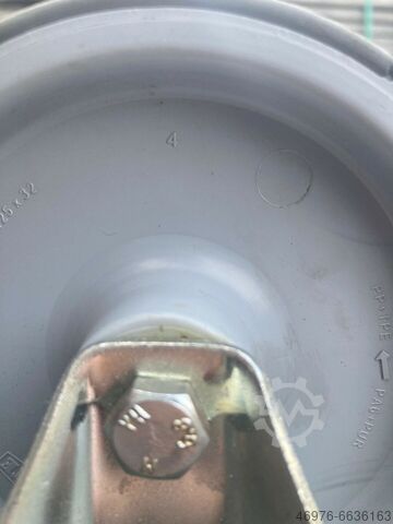 Bockrolle Rolle Schwerlastrolle TENTE Durchmesser Rad: ca. 125 mm