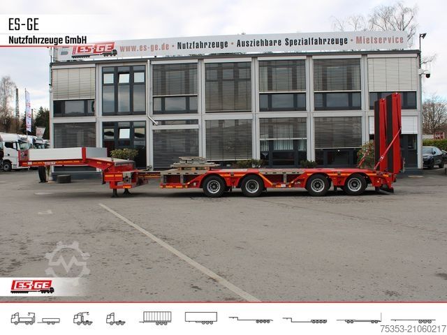 Alacsony rakfelületű félpótkocsi FAYMONVILLE Multimax Satteltieflader (2+2) - nachlaufgelenkt