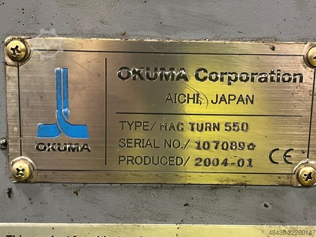 CNC-draai- en freescentrum Okuma Macturn 550-2SC-2000