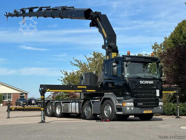 Crane Scania R490 PALFINGER 92TM!! 2017!!ONLY 66TKM!!!NEW!!