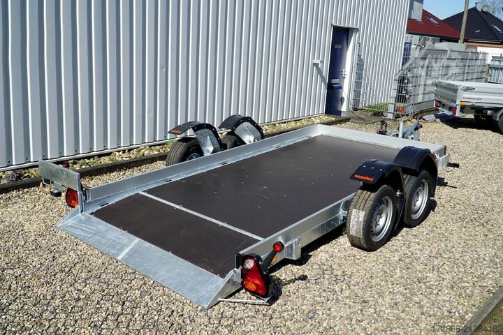 Laadbakaanhangwagen Vezeko HUSKY FB 27.35 345X162X10CM 2700KG ABSENKER