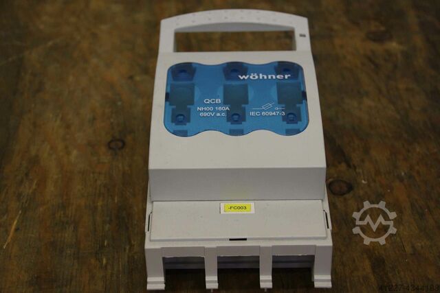 Scheidingsschakelaars wöhner QCB NH00 160A