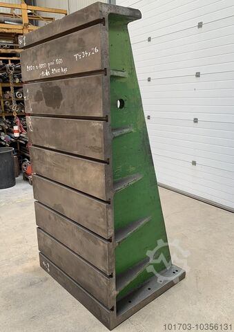 Gegoten hoekplaat Equerre de bridage en fonte 2000 x 1000 x 860 mm