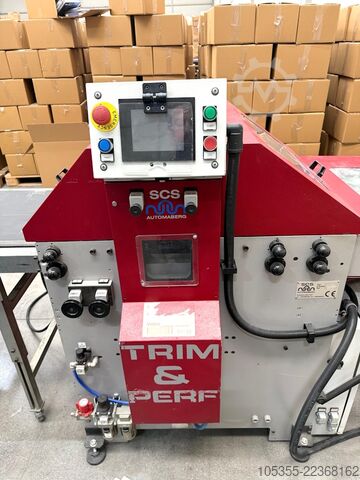 Ștanțare, finisare, despicare, tăiere, perforare, poansonare SCS Automaberg Trim & Perf