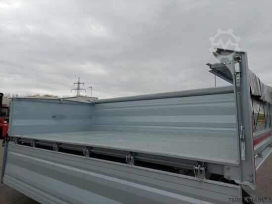 Trosmerni kiper prikolica HUMBAUR HTK195024 TANDEM 3-SEITENKIPPER VERZINKT, SAF-ACHSEN, ROLLPLANE,