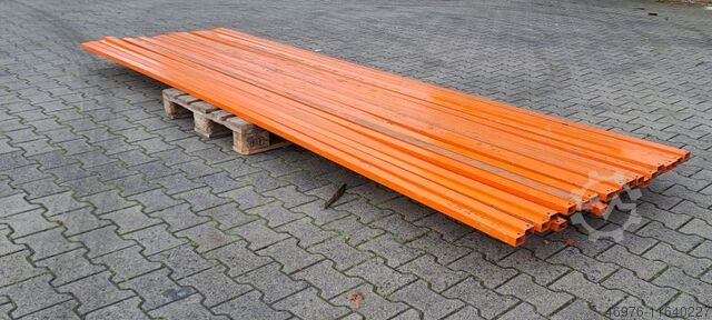 Stalen buis Profielbuis Staal Rechteckrohr Stahlträger / 3.660 mm / Abm. 50 x 30 mm / MS: 1,50 mm / orange