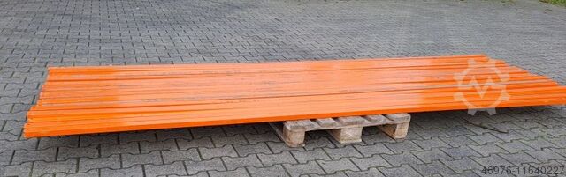 Stalen buis Profielbuis Staal Rechteckrohr Stahlträger / 3.660 mm / Abm. 50 x 30 mm / MS: 1,50 mm / orange