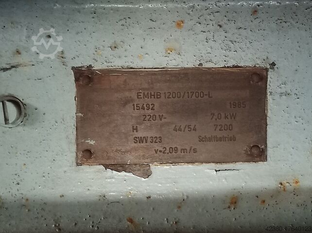 Elektromagnet Überbandmagnetabscheider SKET Magdeburg EMHB 1200/1700-L