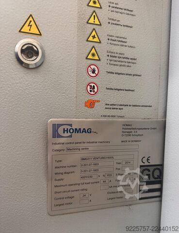 Centre d'usinage vertical pour le bois HOMAG BMG 311 VENTURE 316 XXL