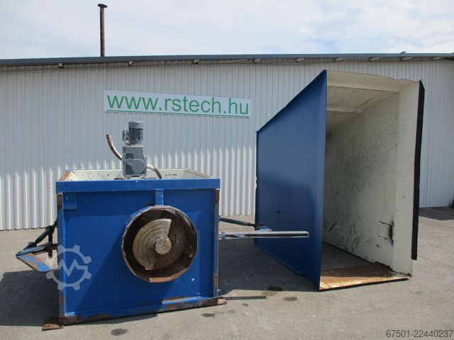 Impianto di triturazione con compressore rotativo H&G Screw compactor Schneckenverdichter (3522)