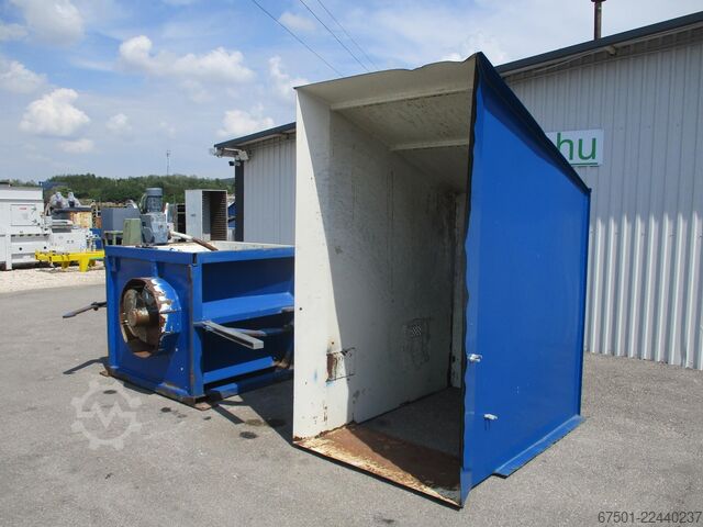 Impianto di triturazione con compressore rotativo H&G Screw compactor Schneckenverdichter (3522)
