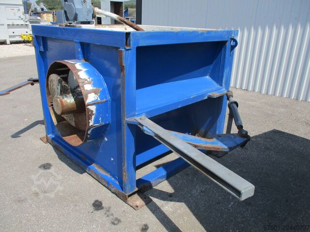 Impianto di triturazione con compressore rotativo H&G Screw compactor Schneckenverdichter (3522)