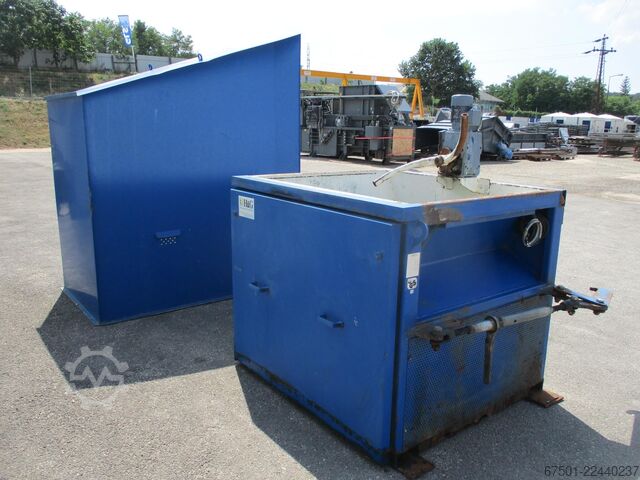Impianto di triturazione con compressore rotativo H&G Screw compactor Schneckenverdichter (3522)