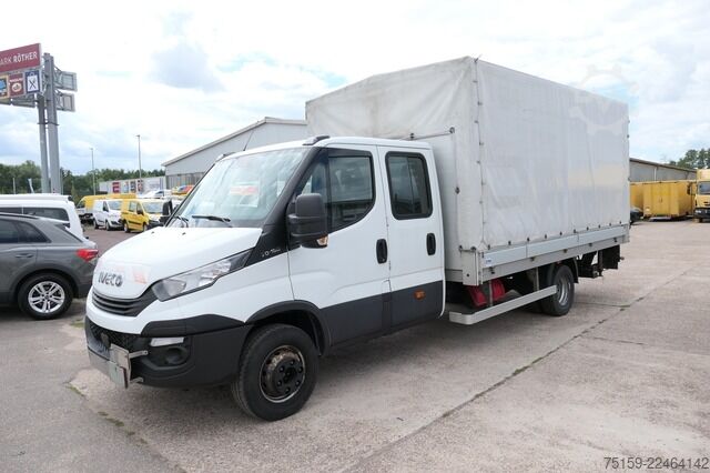 Furgone centinato iveco Daily 70C18H D70C DoKa LBW Klima Tempomat Standheizung COC