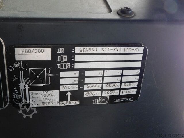 Gas forklift truck LINDE H 80T-900-03
