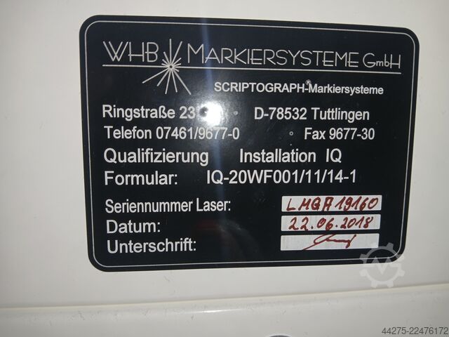 Láser de fibra Lasit Scriptograph CompactMark G 5Fly Kurzplus
