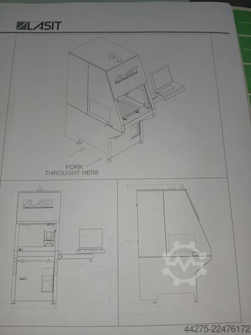 Láser de fibra Lasit Scriptograph CompactMark G 5Fly Kurzplus