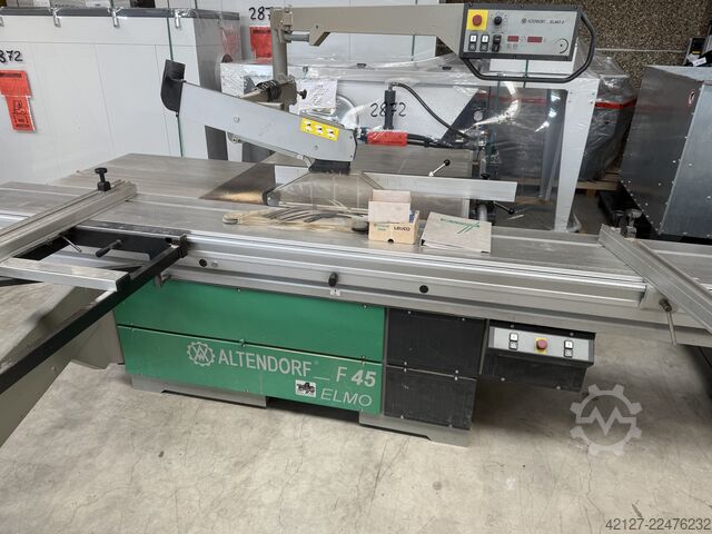 Συρόμενο επιτραπέζιο πριόνι με σκόρερ Altendorf F 45 Elmo II - 3,4 m Wagenlänge