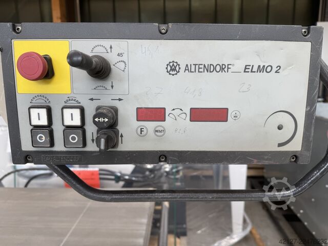 Συρόμενο επιτραπέζιο πριόνι με σκόρερ Altendorf F 45 Elmo II - 3,4 m Wagenlänge