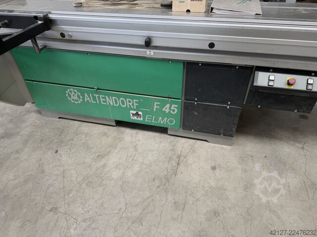 Συρόμενο επιτραπέζιο πριόνι με σκόρερ Altendorf F 45 Elmo II - 3,4 m Wagenlänge