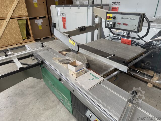 Συρόμενο επιτραπέζιο πριόνι με σκόρερ Altendorf F 45 Elmo II - 3,4 m Wagenlänge