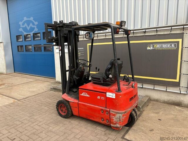 VS-22621 Elektrische duplex heftruck Linde E15 LINDE E15