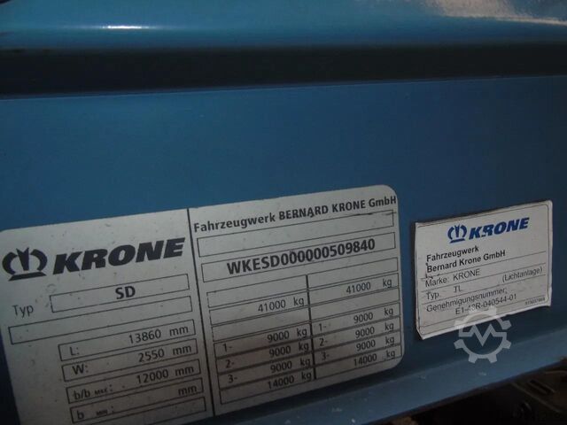 Lonas deslizantes Krone 3x BPW 2.81 HEIGHT