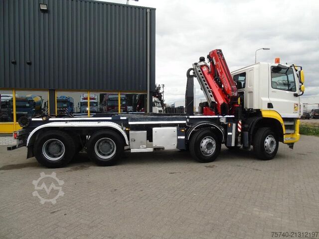 Φορτηγό γερανού DAF CF 480 + FASSI 16T/M + 20T HOOK + 8X4 + REMOTE