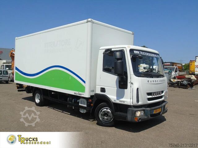 Gesloten bak Iveco ML 75 E18 + MANUAL + EURO 5