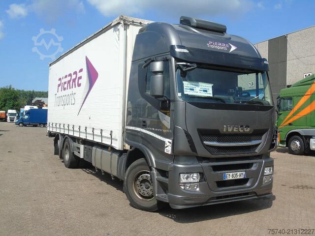 Skjutbar presenning Iveco Stralis 510 + EURO 6 + STEERING AXLE