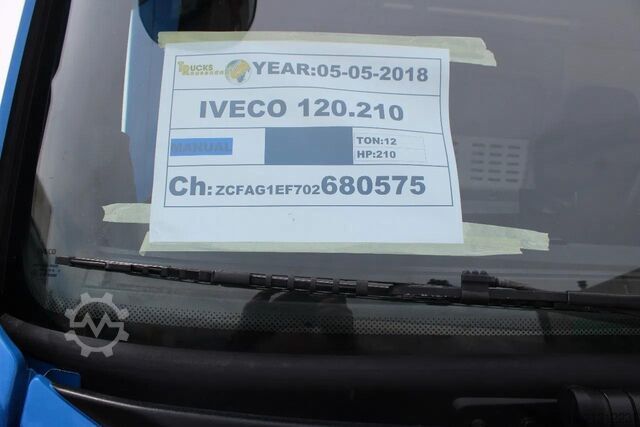 Kuffert Iveco Eurocargo 120E21 + LIFT + EURO 6 + 2 PIECES IN ...