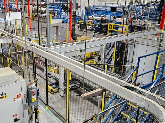 Présgép sor BIELE FRAME ASSEMBLY + PRESSING LINE