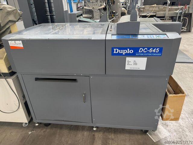 μηχανή αυλάκωσης και διάτρησης Duplo DC 645