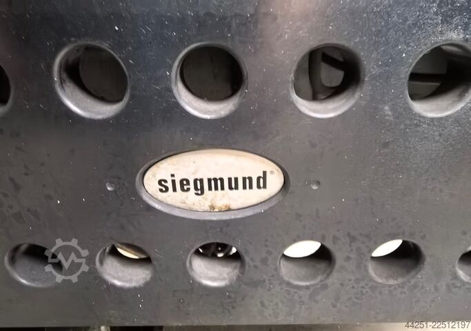 Masă cu sistem de perforare modulară Siegmund System-Lochrastertisch